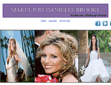 Tablet Screenshot of makeupbydaniellebrooke.com